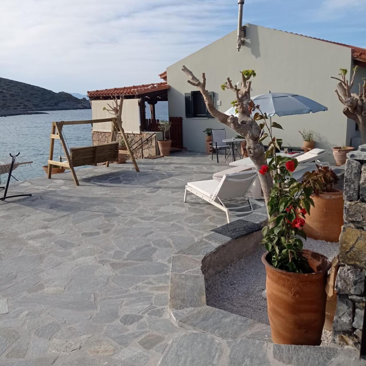 Tholos Alexandra'S Beachfront House Kavousi  Екстер'єр фото